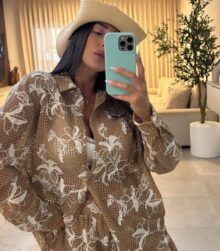 ⁦חליפת תחרה פרחים⁩ – תמונה ⁦4⁩