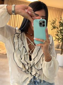 ⁦חולצת מלמלה עיטור⁩ – תמונה ⁦2⁩