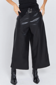 ⁦מכנס עור צוף⁩ – תמונה ⁦2⁩