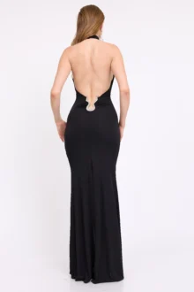 ⁦שמלה מקסי אלמנט בגב⁩ – תמונה ⁦3⁩