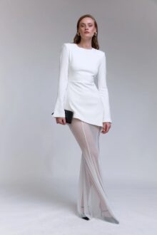 ⁦שמלה מיני אושן שיפון⁩ – תמונה ⁦3⁩