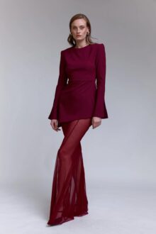 שמלה מיני אושן שיפון