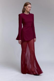 ⁦שמלה מיני אושן שיפון⁩ – תמונה ⁦10⁩