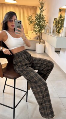 ⁦מכנס משבצות⁩ – תמונה ⁦5⁩