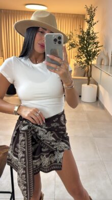 ⁦חצאית בנדנה⁩ – תמונה ⁦4⁩