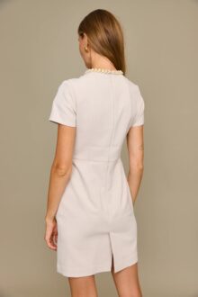 ⁦שמלה כיסים פנינים⁩ – תמונה ⁦5⁩