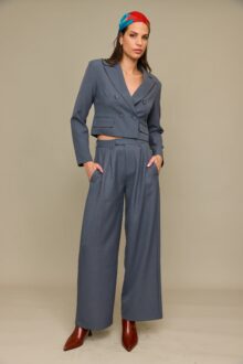 ⁦ג'קט קצר כפתרה כפולה⁩ – תמונה ⁦4⁩