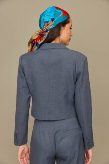 ⁦ג'קט קצר כפתרה כפולה⁩ – תמונה ⁦5⁩