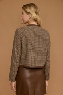 ⁦ג'קט דוגמא גימור עור⁩ – תמונה ⁦3⁩