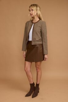 ⁦ג'קט דוגמא גימור עור⁩ – תמונה ⁦4⁩