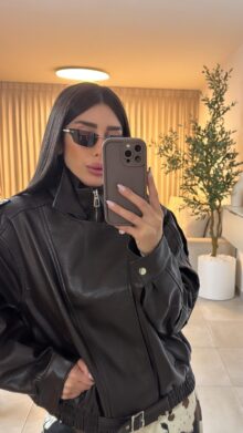 מעיל דמוי עור