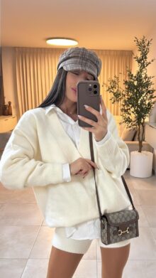 ⁦חליפת שורט סריג⁩ – תמונה ⁦3⁩