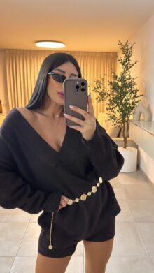 ⁦חליפת שורט סריג⁩ – תמונה ⁦5⁩