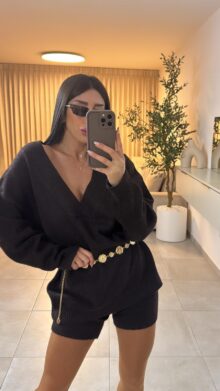 ⁦חליפת שורט סריג⁩ – תמונה ⁦4⁩