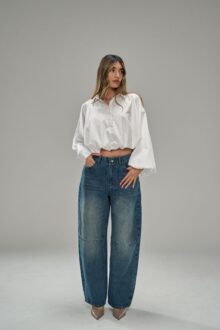 ⁦מכנס ג'ינס אושן⁩ – תמונה ⁦4⁩