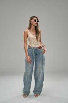 ⁦מכנס ג'ינס דוריאל⁩ – תמונה ⁦2⁩