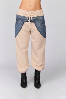 ⁦מכנס שילוב ג'ינס⁩ – תמונה ⁦5⁩