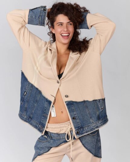 מכנס שילוב ג'ינס