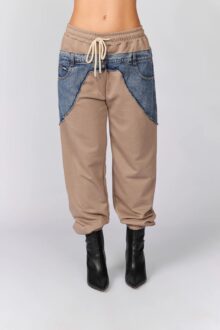 ⁦מכנס שילוב ג'ינס⁩ – תמונה ⁦4⁩